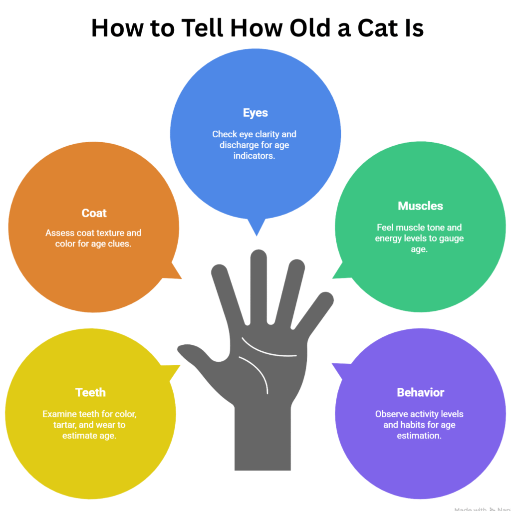 how to tell how old a cat is